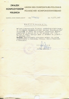 Certificate of delegation to Sofia
